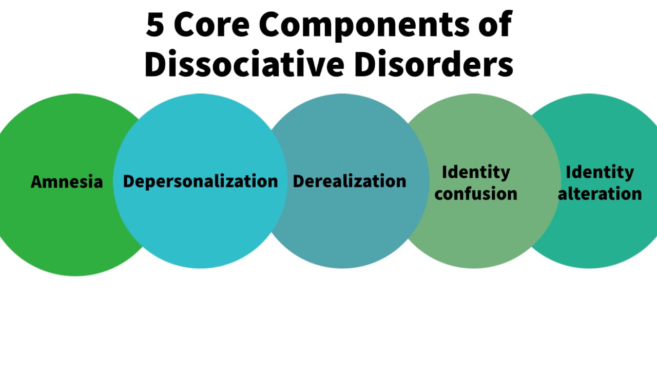 5 components of dissociative disorders-1 5 core components of dissociative disorders