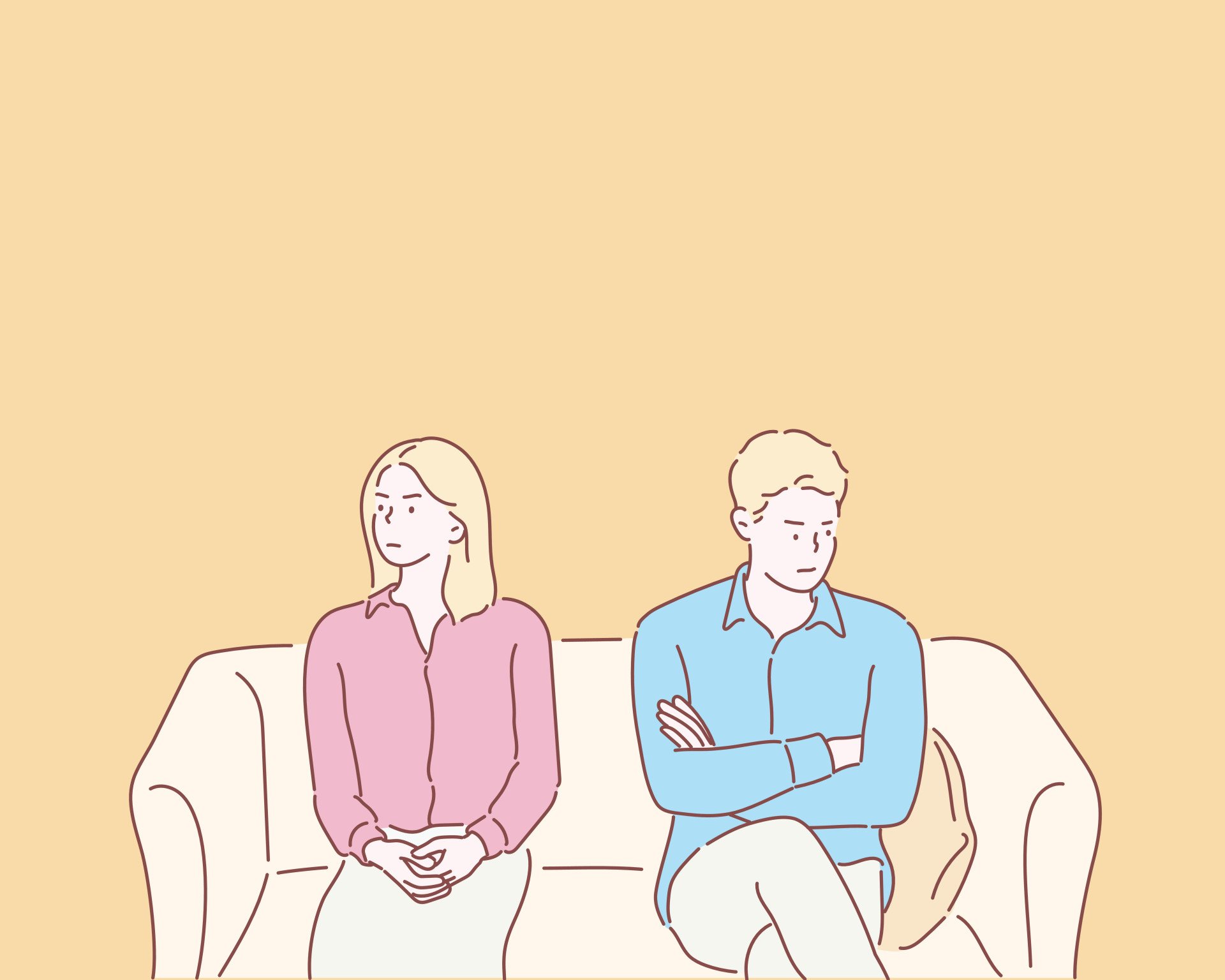 Avoidant–avoidant couple
