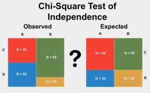 Chi-Square (Χ²) Test & How To Calculate Formula Equation 14 Chi Square Test of Independence