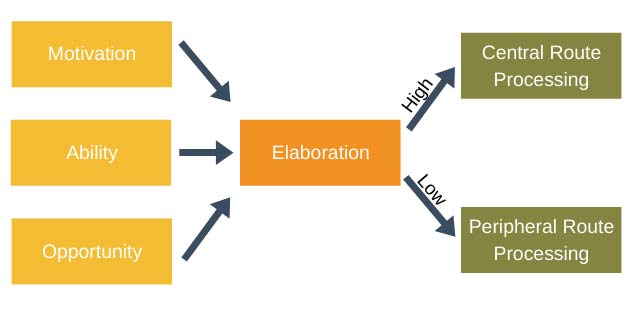 Central Route to Persuasion: Definition & Examples 2 elaboration likelihood model