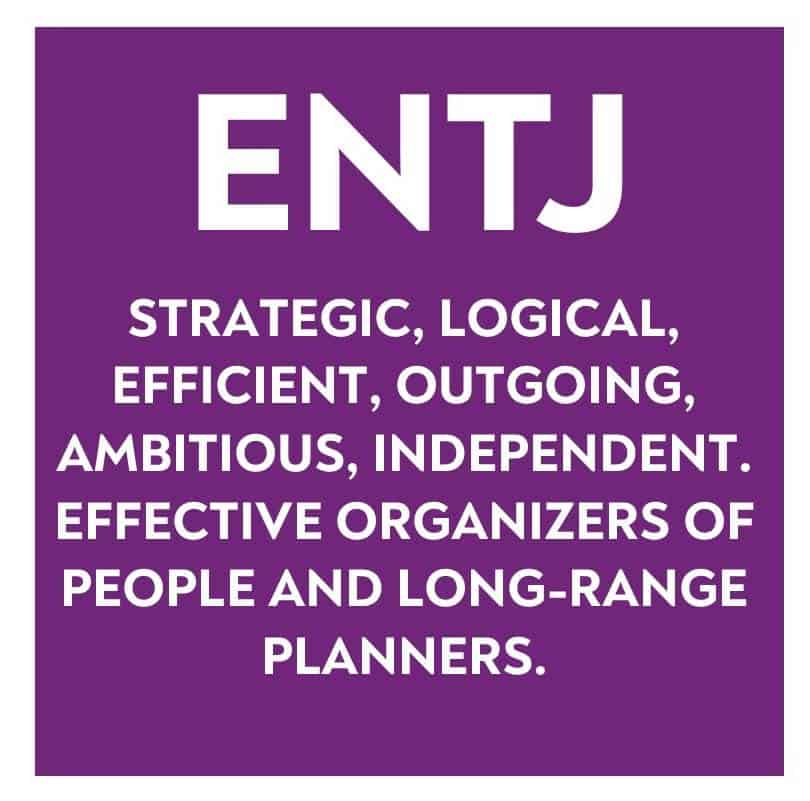 ENTJ Personality Type: Commander 2 ENTJ personality