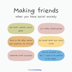 how to make friends with social anxiety