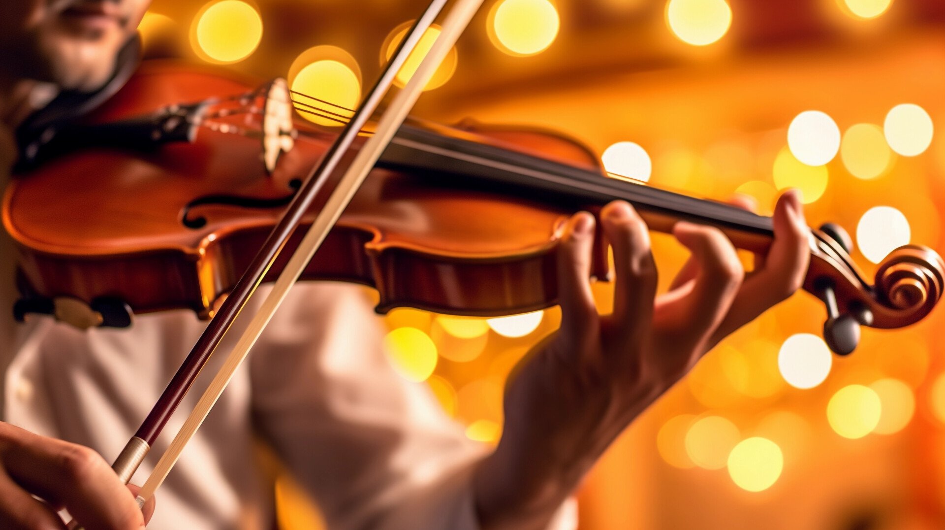 Musical Intelligence: Definition, Examples & Characteristics 1 Close up of man hands playing a violin. Modern blurred image. Abstract blur music background with copy space.