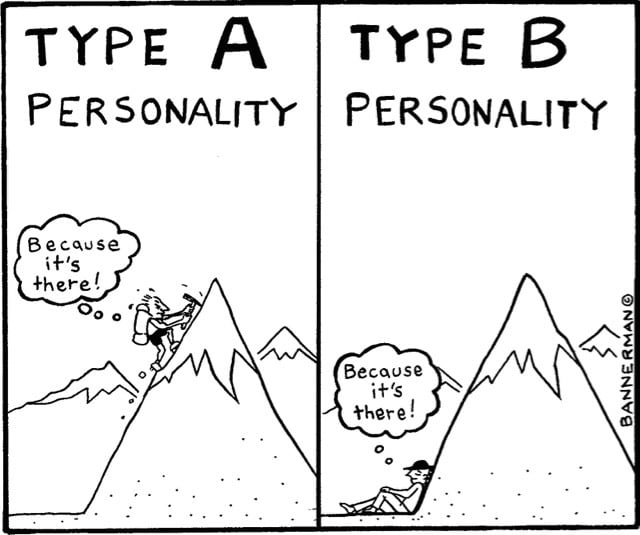 Type A Personality (vs type b) 2 type a vs type b