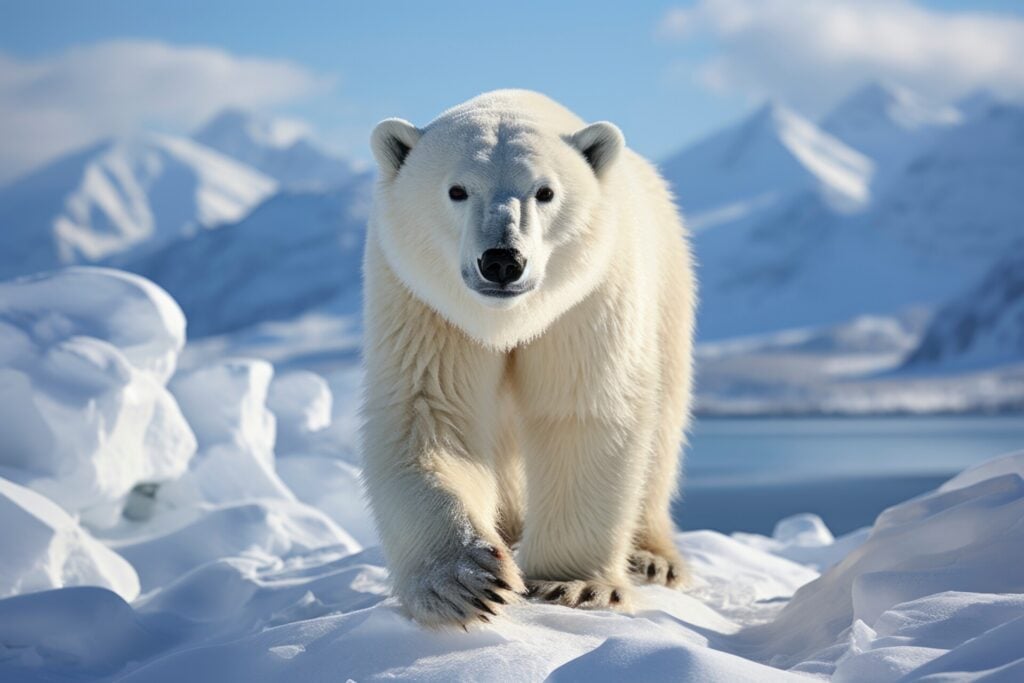 Ironic Process Theory & The White Bear Experiment 1 A large white polar bear in the snow