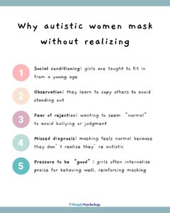 Can Autistic Women Mask Without Realizing It? 17 why autistic women mask
