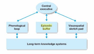 Working Memory Model 4 episodic buffer